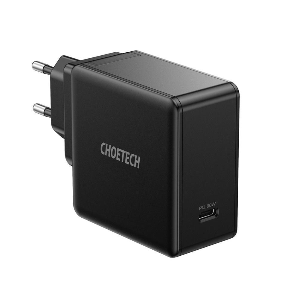 CHOETECH PD 60W Type C Quick Charge Wall Charger Power Adapter for Smartphone Tablet Laptop - US CHOETECH PD 60W Type C Quick Charge Wall Charger Power Adapter for Smartphone Tablet Laptop - US