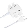 USB 4 Port AC Wall Charging Station Home Adapter Stand For Tablet Cell Phone - UK