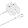 USB 4 Port AC Wall Charging Station Home Adapter Stand For Tablet Cell Phone - UK
