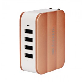 Earldom 5V 6.2A 4 USB Port Charger Adapter For Tablet Phone - Silver