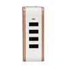 Earldom 5V 6.2A 4 USB Port Charger Adapter For Tablet Phone - Silver