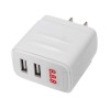  JOYROOM L202 Intelligent Double USB Charger For Tablet Cell Phone - white