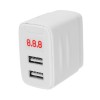  JOYROOM L202 Intelligent Double USB Charger For Tablet Cell Phone - white