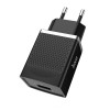 HOCO C42A EU Plug USB Port QC 3.0 Charger Power Adapter for Tablet Smartphone - White