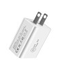 HCJTWIN 20W PD Quick Charger Power Adapter for Tablet Smartphone - White EU Plug