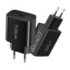 HCJTWIN 20W PD Quick Charger Power Adapter for Tablet Smartphone - White EU Plug