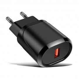 EU QC3.0 USB Charge Fast Charging Wall Charger Power Adapter for Tablet Smartphone - White