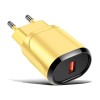EU QC3.0 USB Charge Fast Charging Wall Charger Power Adapter for Tablet Smartphone - White