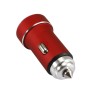 5V 2.4A JHY-001 Dual USB Car Charger Power Adapter For Smartphone Tablet PC -  Red