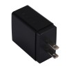 4 USB 5V 5.1A Travel Charger Power Adapter For Smartphone Tablet PC - Black UK