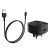 HOCO C70B UK QC3.0 Charger Power Adapter With Type-C Cable For Tablet Smartphone