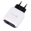 US EU Q6 Quick Charger 3.0 USB Charger Power Adapter For Smartphone Tablet PC  - Black US