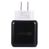 US EU Q6 Quick Charger 3.0 USB Charger Power Adapter For Smartphone Tablet PC  - Black US