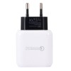 US EU Q6 Quick Charger 3.0 USB Charger Power Adapter For Smartphone Tablet PC  - Black US