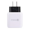 US EU Q6 Quick Charger 3.0 USB Charger Power Adapter For Smartphone Tablet PC  - Black US