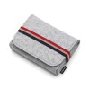 ACECOAT Steak Felt Power Pack Mini Accessories Bag Tablet Case - Light Grey