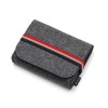ACECOAT Steak Felt Power Pack Mini Accessories Bag Tablet Case - Light Grey