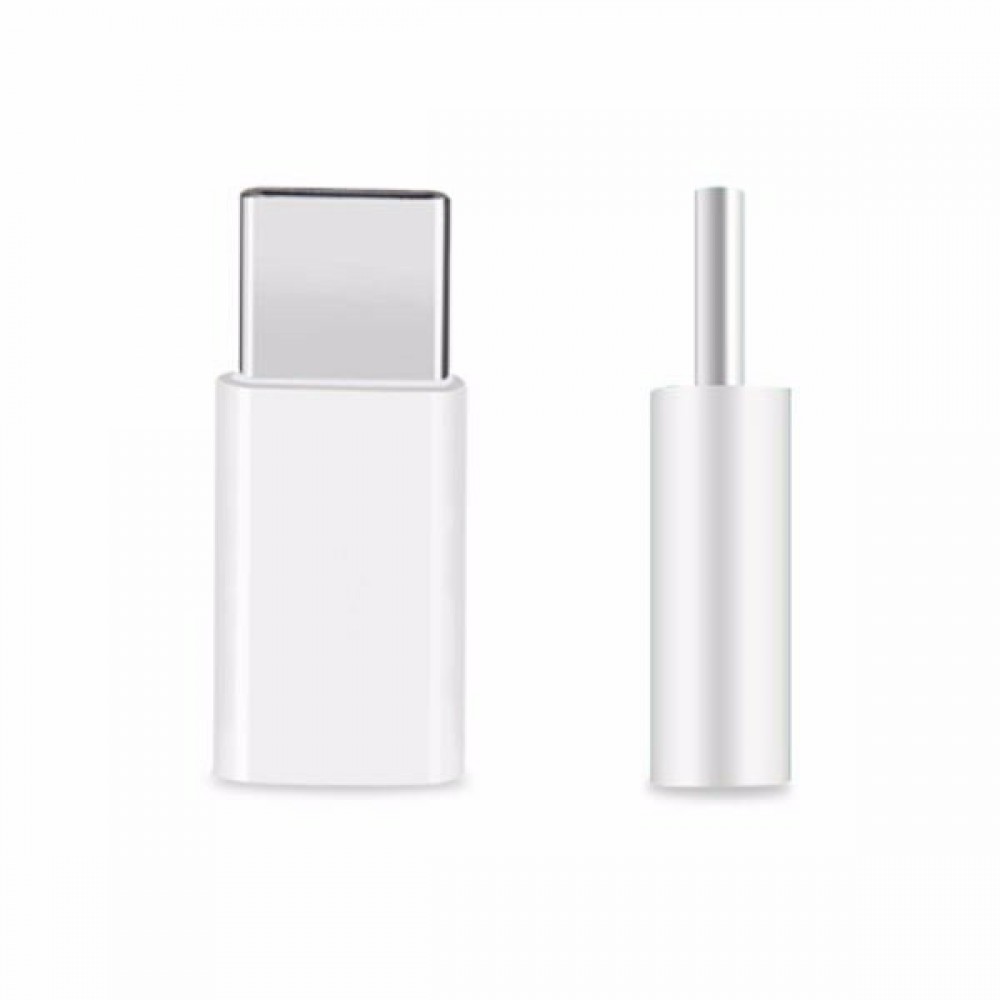 USB 3.1 Type-C to Micro USB Female Adapter for Tablet Cell Phone - White USB 3.1 Type-C to Micro USB Female Adapter for Tablet Cell Phone - White