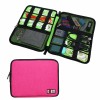 BUBM oversized Capacity Watch Tablet Earphone U Disk Cable Digital Devices Cable Organizer Case Storage Bag - Blue