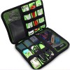 BUBM oversized Capacity Watch Tablet Earphone U Disk Cable Digital Devices Cable Organizer Case Storage Bag - Blue