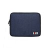 BUBM oversized Capacity Watch Tablet Earphone U Disk Cable Digital Devices Cable Organizer Case Storage Bag - Blue