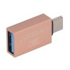 Earldom Type C Metal Aluminum Adapter for Tablet Cell Phone - Rose Gold
