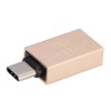 Earldom Type C Metal Aluminum Adapter for Tablet Cell Phone - Rose Gold