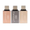 Earldom Type C Metal Aluminum Adapter for Tablet Cell Phone - Rose Gold