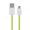 1.0M USB 2.0 to Micro USB Charging Data Line for Tablet Cell Phone - Green