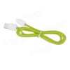 1.0M USB 2.0 to Micro USB Charging Data Line for Tablet Cell Phone - Green