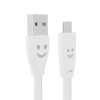 1.0M USB 2.0 to Micro USB LED Charging Data Line for Tablet Cell Phone - Yellow