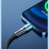 AWEI CL-972 PD120W 3 to 1 Tyep-C Fast Charging Intelligent Temperature Control Data Cable for XIAOMI Smartphone Tablet - Black