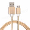 1.2M Braided Micro USB 2.0 Charger Data Sync Cable Cord For Tablet Cell Phone - Purple