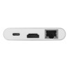 4 In1 USB Type-C 4K/2K HD RJ45 Hub PD Charger Converter Lan Adapter