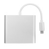 4 In1 USB Type-C 4K/2K HD RJ45 Hub PD Charger Converter Lan Adapter
