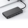 JULI 310C 8 in 1 USB 3.1 Type C Data HUB with 2*USB 3.0 4K HD VGA RJ45 SD Card Reader Docking Station for  Tablet Laptop