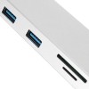 7 In 1 Typc C Hub High Definition Multimedia Interface USB3.0 SD TF Adapter Converter