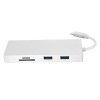 7 In 1 Typc C Hub High Definition Multimedia Interface USB3.0 SD TF Adapter Converter
