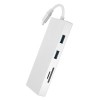 7 In 1 Typc C Hub High Definition Multimedia Interface USB3.0 SD TF Adapter Converter
