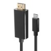 6ft 1.8M 4K USB3.1 Type C Male to HD Male Adapter Cable For Tablet MacBook Pro  - white