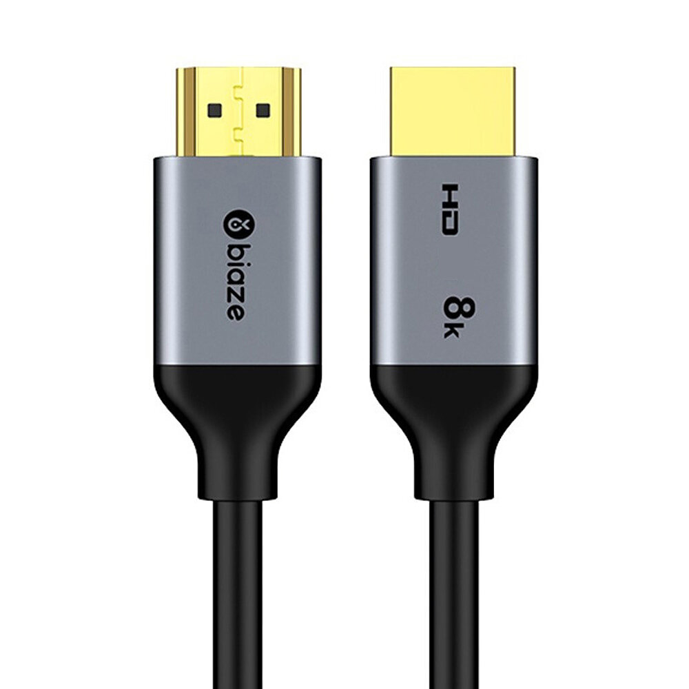 Biaze HX37 8K HD Cable HD2.1 Video Cable Connector High Speed 48Gbps Dynamic HDR 3D HD Cable for Computer Set Top Box - 2M Biaze HX37 8K HD Cable HD2.1 Video Cable Connector High Speed 48Gbps Dynamic HDR 3D HD Cable for Computer Set Top Box - 2M
