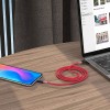 Hoco X48 Soft Silicone Charging Data Cable 1m USB to Micro USB for Mobile Phone Tablet - White