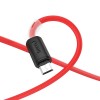 Hoco X48 Soft Silicone Charging Data Cable 1m USB to Micro USB for Mobile Phone Tablet - White