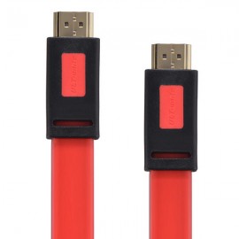 ULT unite HD Red Transparent FLAT CABLE - 3M