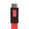 ULT unite HD Red Transparent FLAT CABLE - 3M