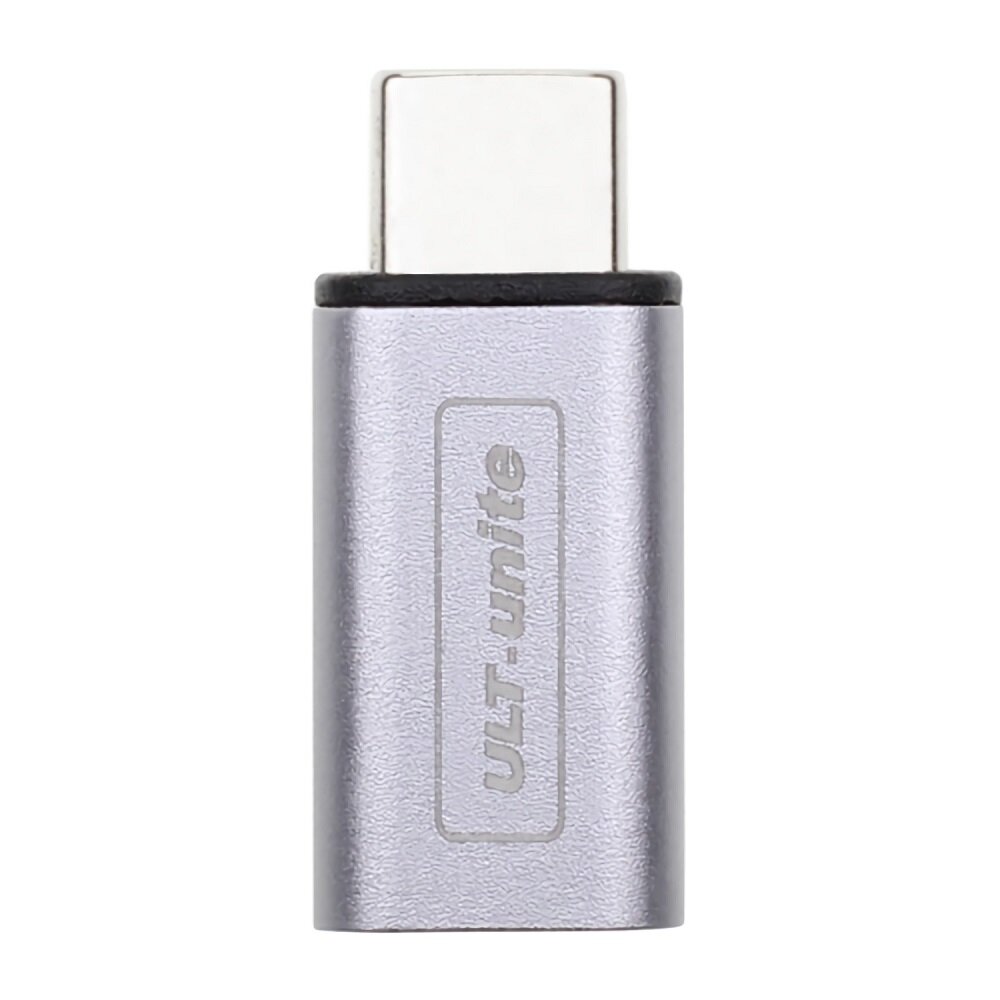 ULT-unite USB Type C Male to Female Adapter for Tablet Smartphone - Gray ULT-unite USB Type C Male to Female Adapter for Tablet Smartphone - Gray