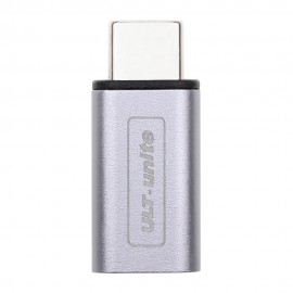 ULT-unite USB Type C Male to Female Adapter for Tablet Smartphone - Gray