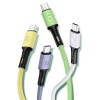 USAMS US-SJ435 U52 Micro USB Charging Data Cable for HUAWEI Tablet Smartphone - Purple