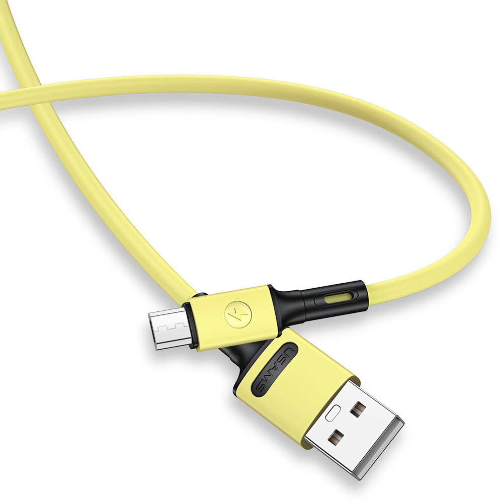 USAMS US-SJ435 U52 Micro USB Charging Data Cable for HUAWEI Tablet Smartphone - Purple USAMS US-SJ435 U52 Micro USB Charging Data Cable for HUAWEI Tablet Smartphone - Purple
