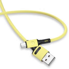 USAMS US-SJ435 U52 Micro USB Charging Data Cable for HUAWEI Tablet Smartphone - Purple